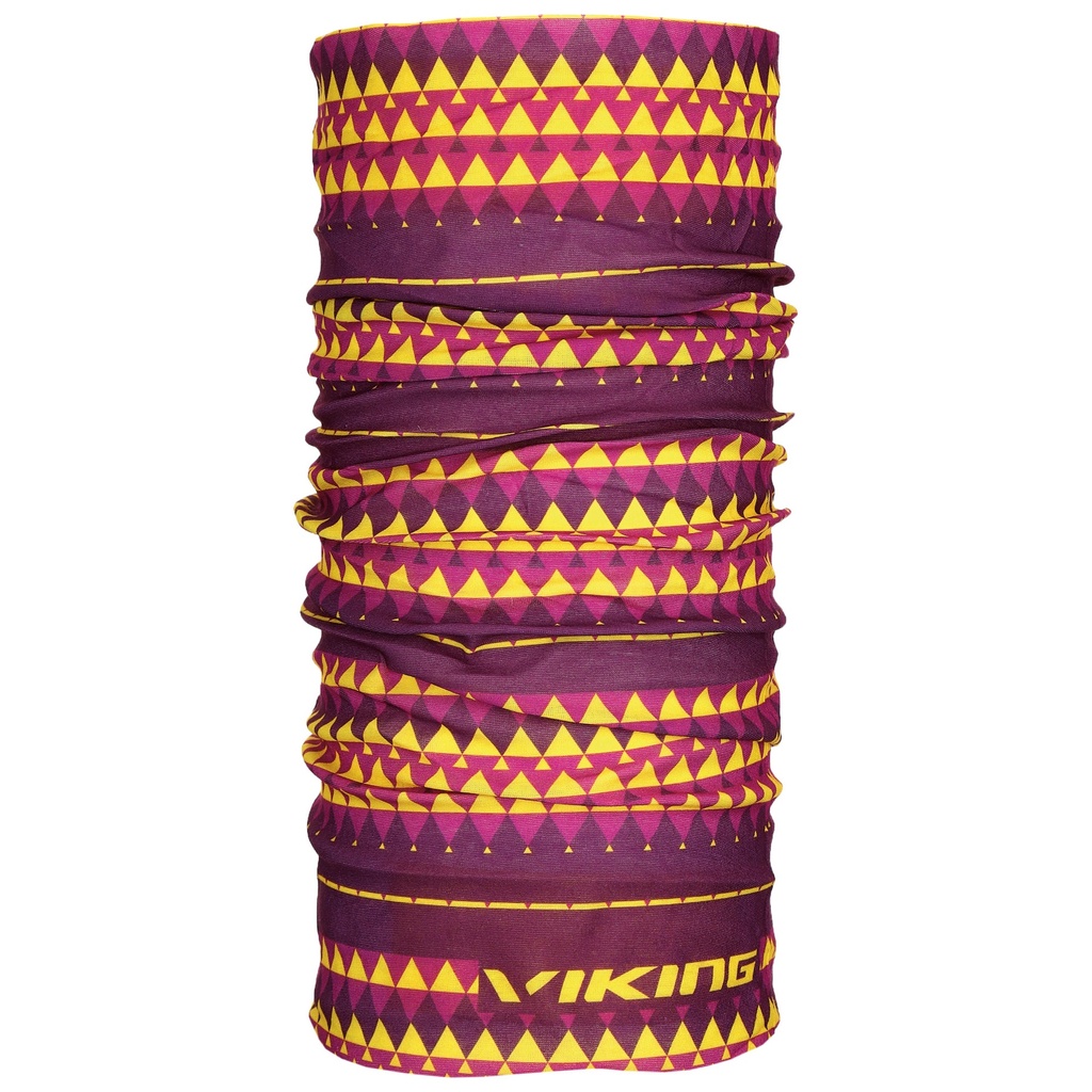 šatka Viking 7129 Regular fuchsia/yellow