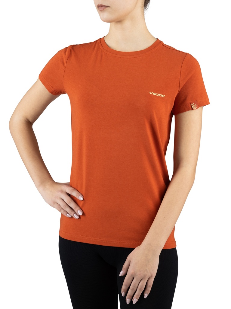 women's t-shirt Viking Harvi Bamboo Lady orange