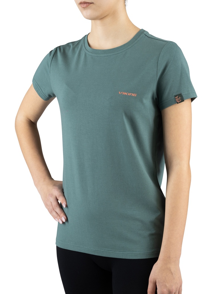 Damen-T-Shirt Viking Harvi Bamboo Lady turquise