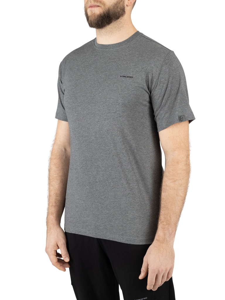 Herren-T-Shirt Viking Harvi Bamboo Man grey