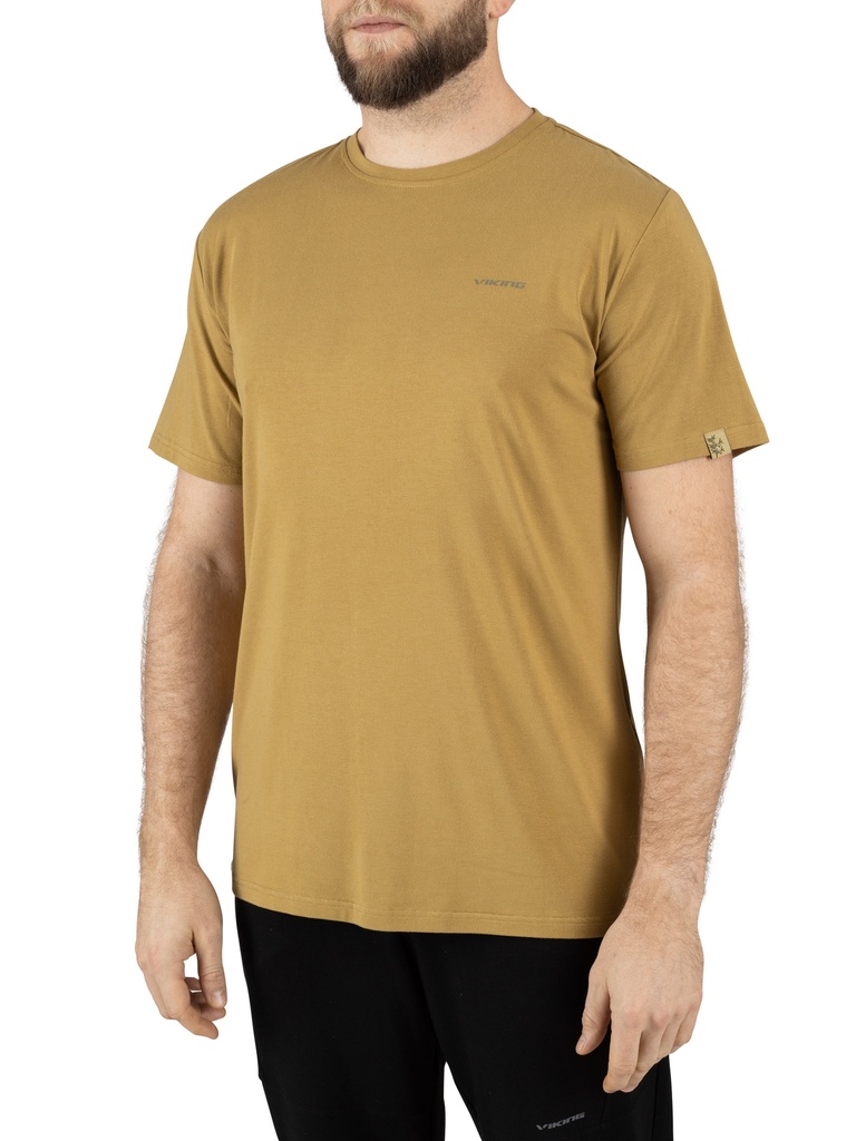 Herren-T-Shirt Viking Harvi Bamboo Man brown