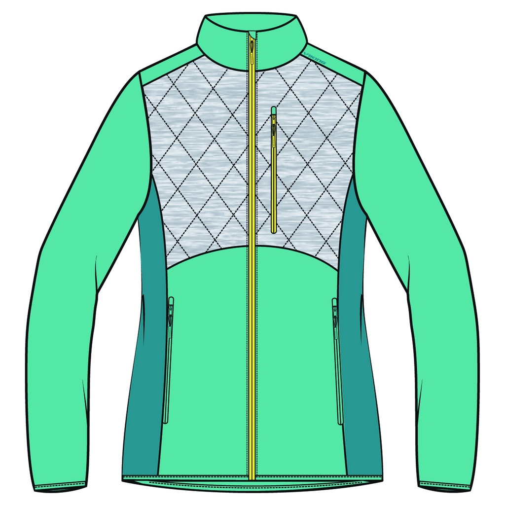 bunda Viking Montana Lady turquise/grey