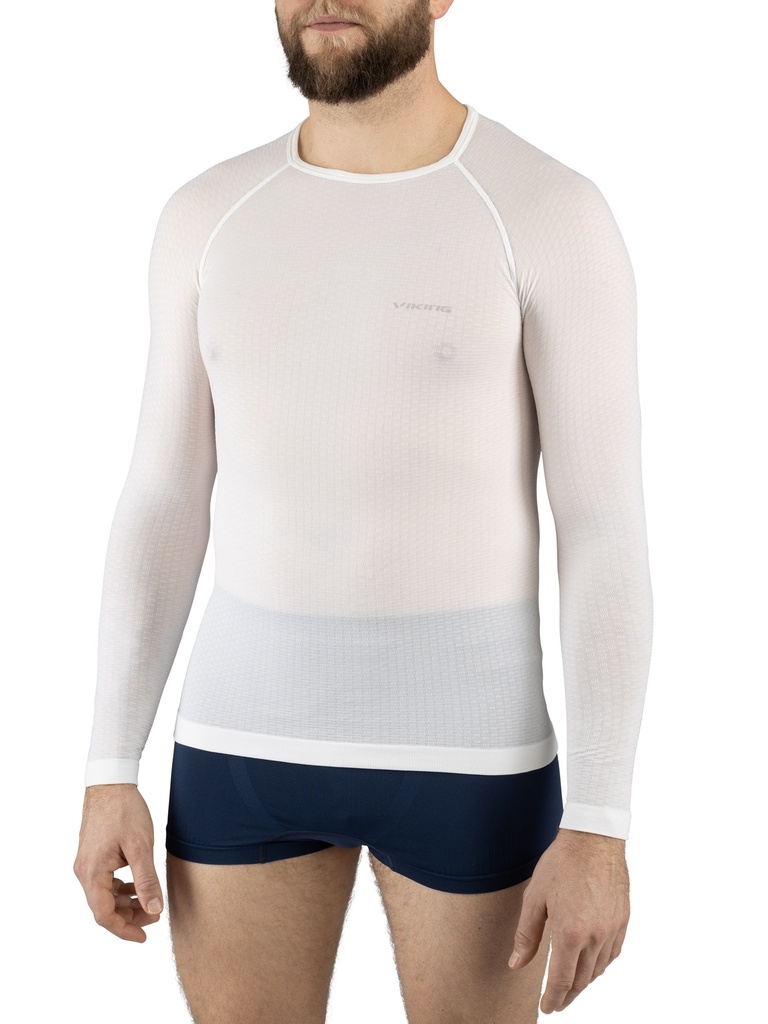 functional t-shirt Viking EASY DRY LS Unisex full white