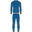 pánske termoprádlo Viking Gary Turtle Neck Bamboo blue/grey
