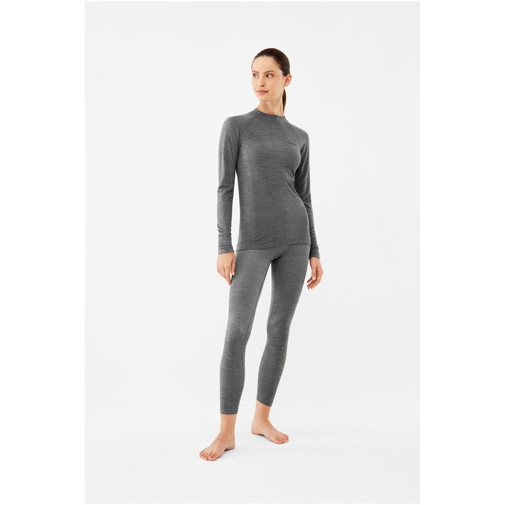 women's thermal underwear Viking Shuter Lady Set Merino Bamboo grey