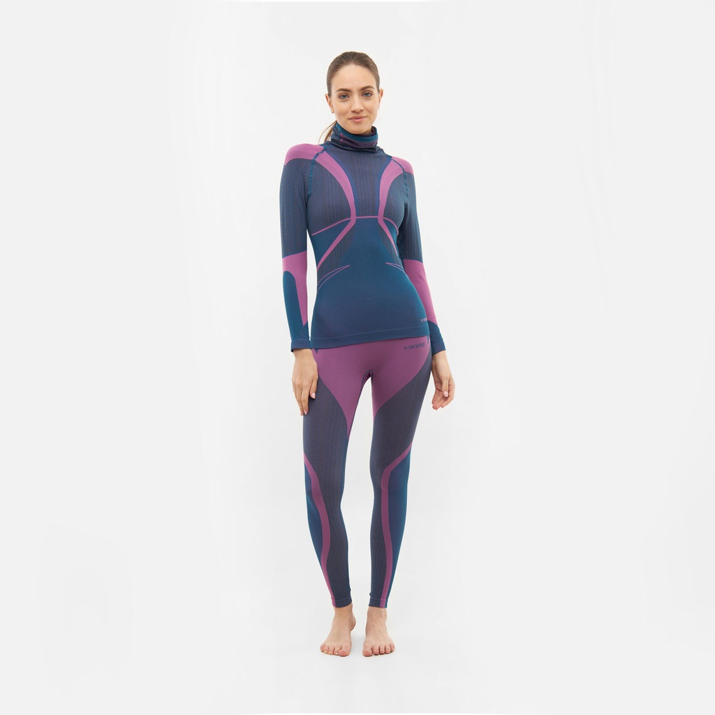 Thermounterwäsche für Damen Viking Fusion Lady Set blue purple