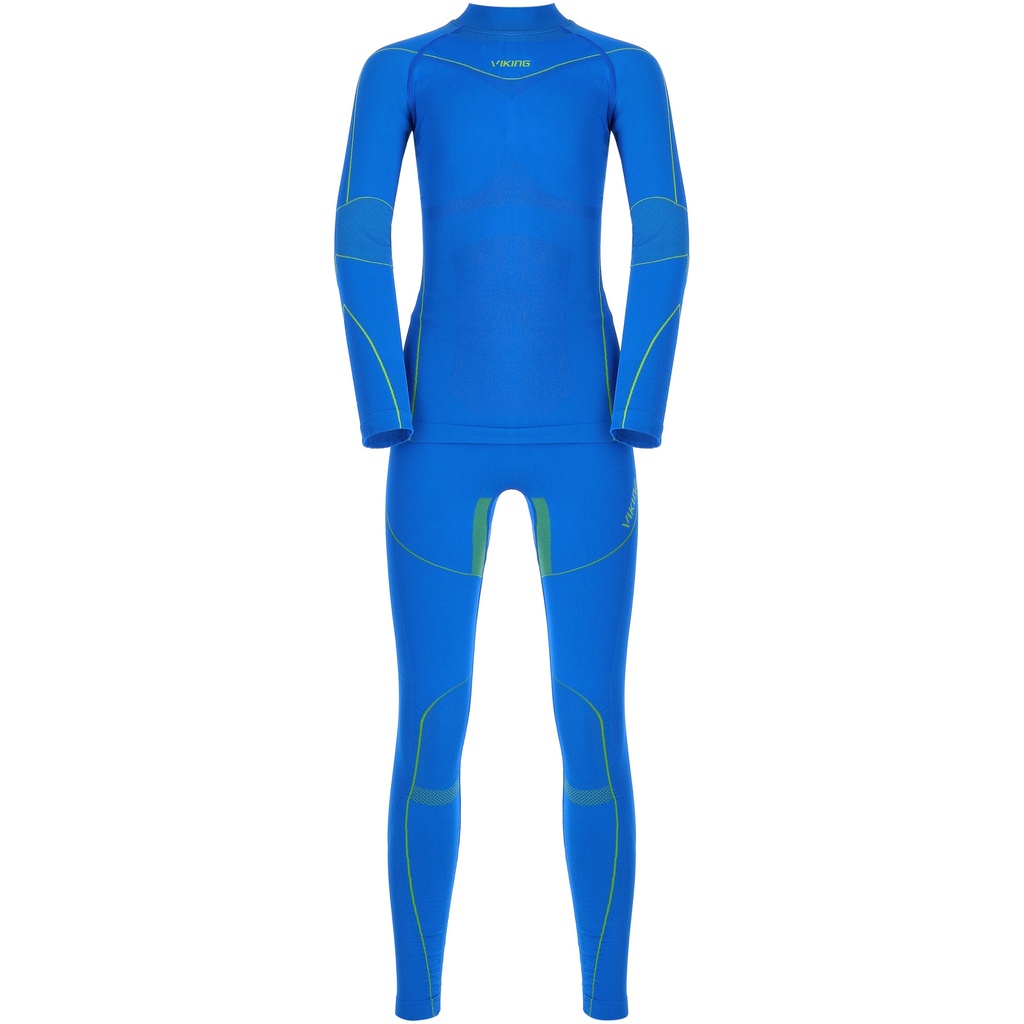 dětské termoprádlo Viking Fliper Kids Set blue yellow