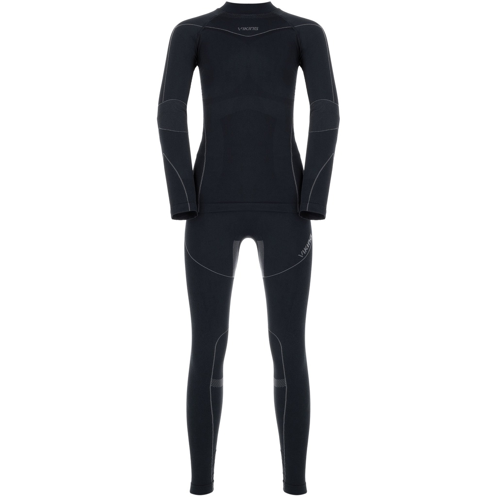 children's thermal underwear Viking Fliper Kids Set black