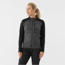 Damen-Sweatshirt Viking Delmore Lady black/dark grey melange