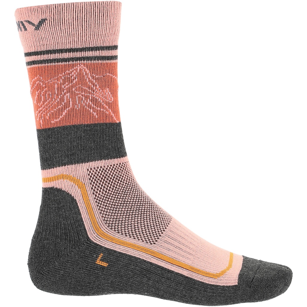 dámské ponožky Viking Boosocks Heavy Lady pink/grey