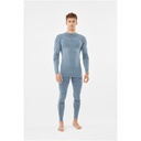 men's thermal underwear Viking Gary Turtle Neck Bamboo grey