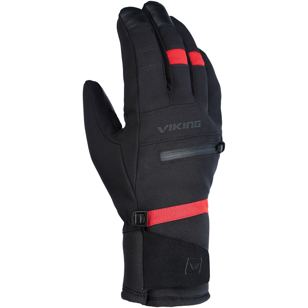 rukavice Viking Kuruk 2.0 black red