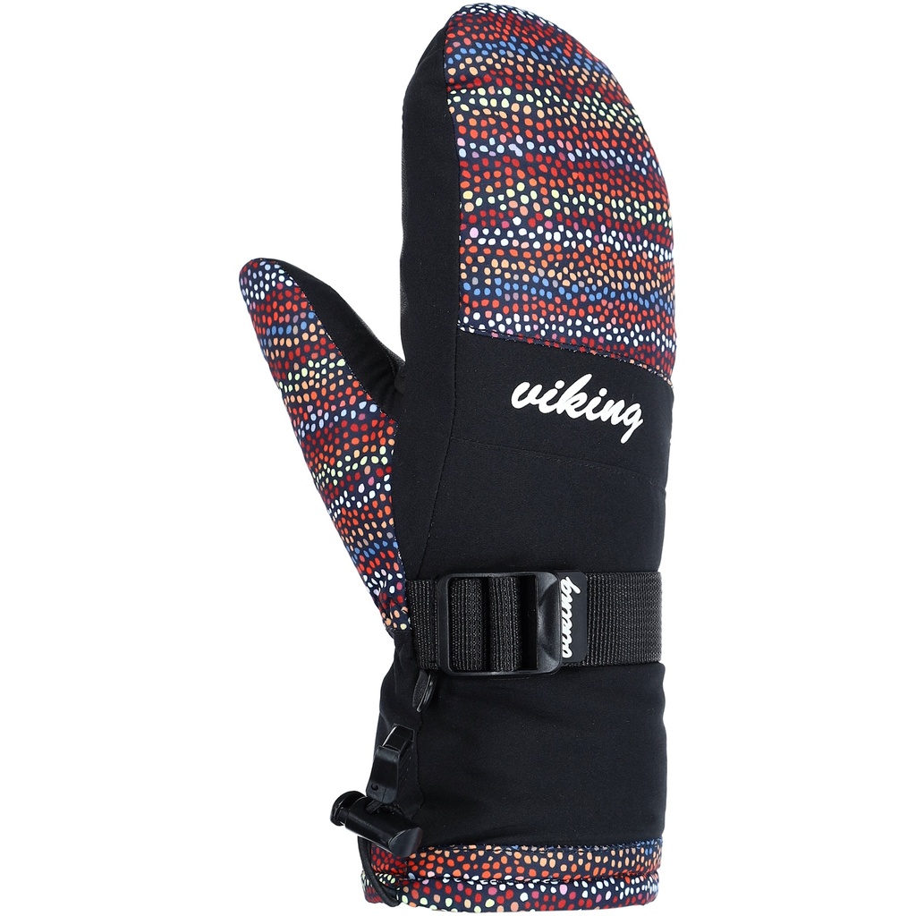 rukavice Viking Tanuka Mitten Ski Lady black/purple