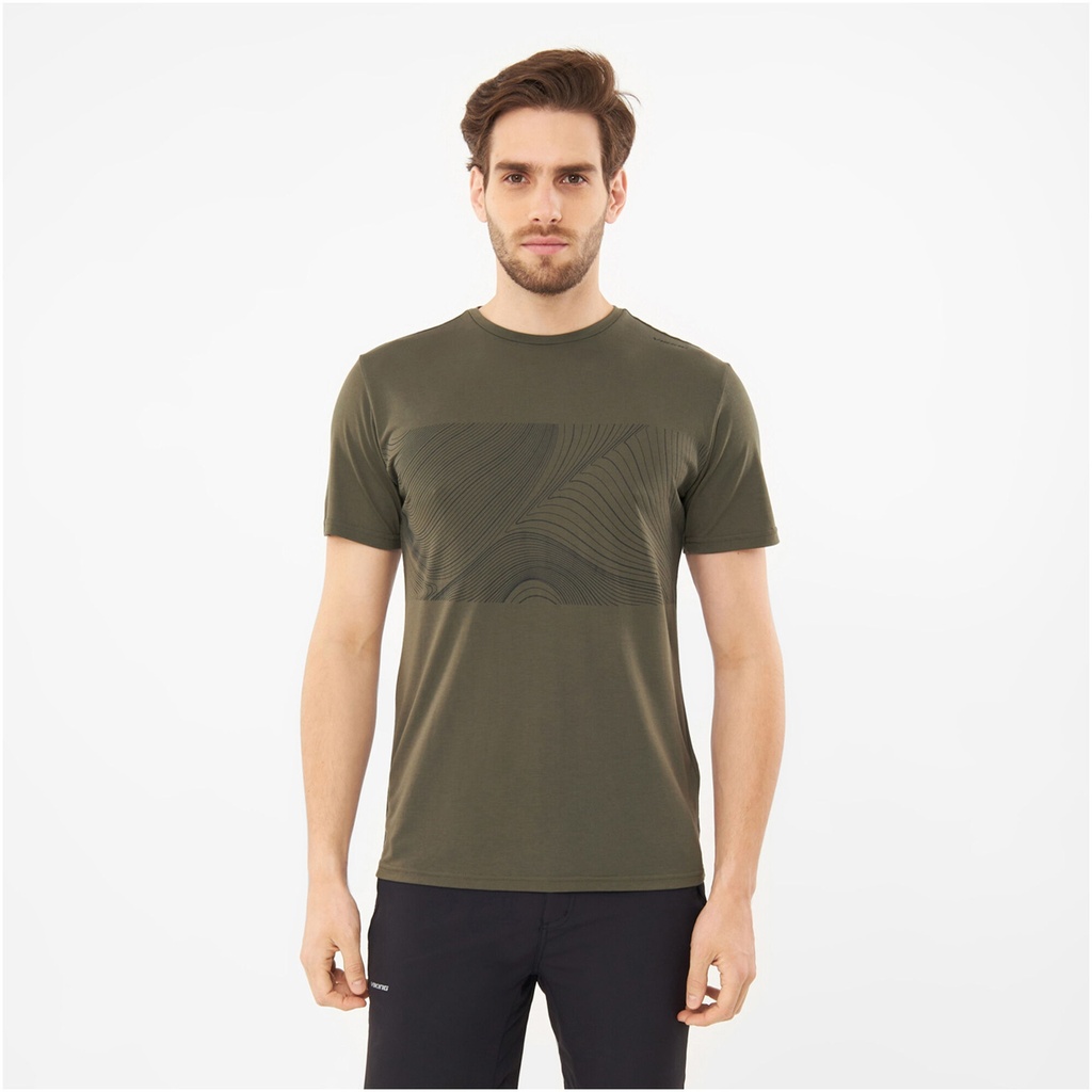 men's t-shirt viking Morain Bamboo Man olive
