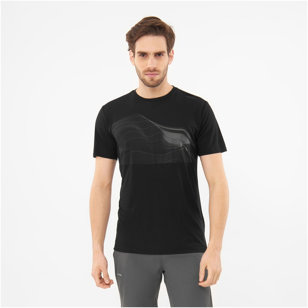 men's t-shirt viking Morain Bamboo Man black