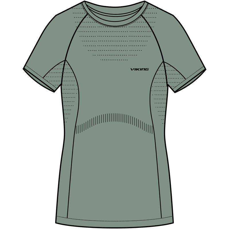 women's functional t-shirt viking Breezer Lady green