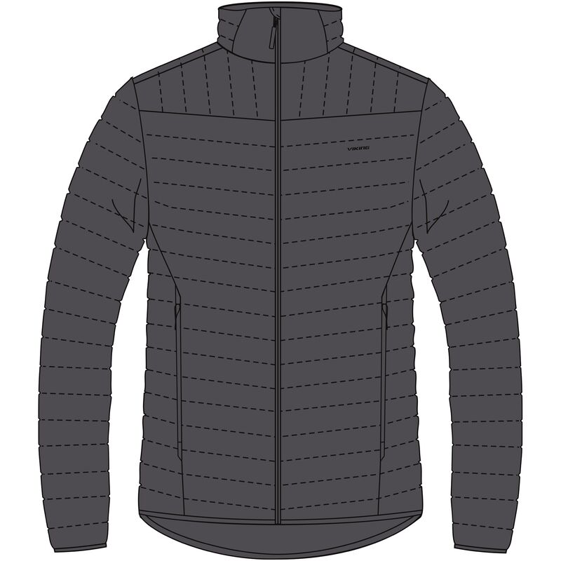 men's viking jacket Tinti Man dark grey