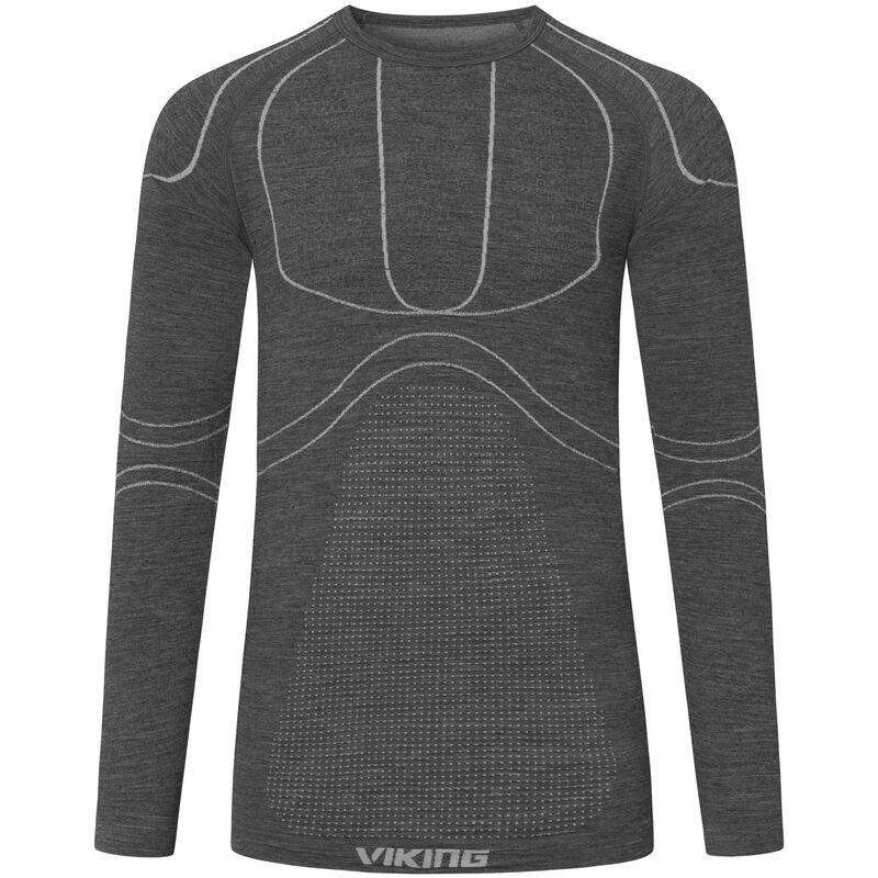 thermal underwear viking Lan Pro Top Longsleeve dark grey/light grey
