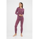 dámske termoprádlo Viking Lana Pro Set claret/light pink