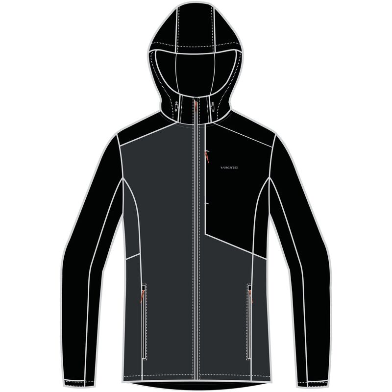 pánska bunda Viking Delber Man grey/black