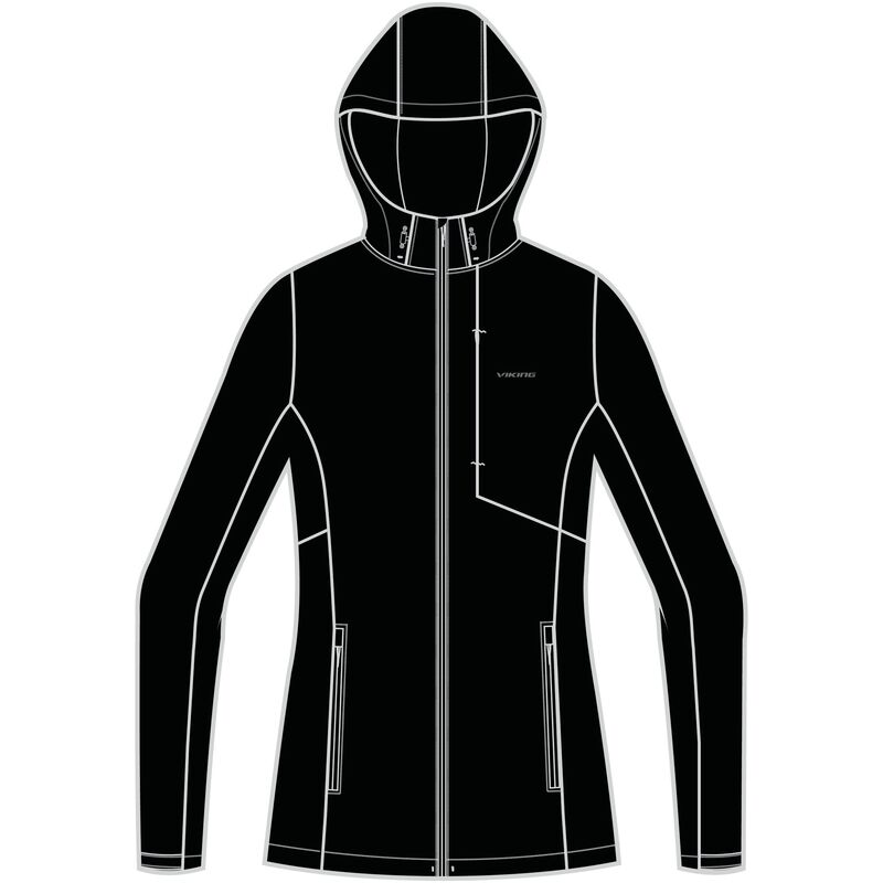 women's viking jacket Delber Lady black