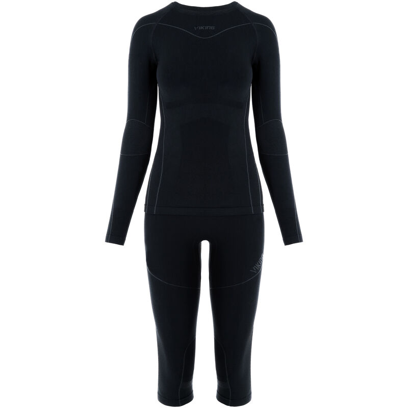 underwear Viking Gaja Bamboo 3/4 Set black