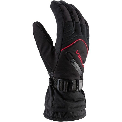rukavice Viking Tirol black red