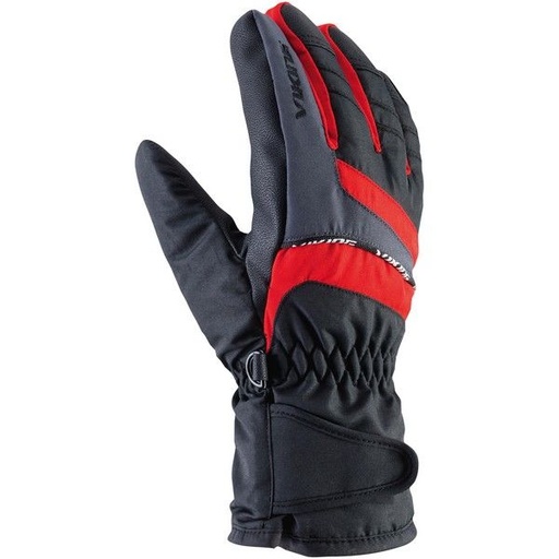children's gloves viking Kid Ski Kids black red
