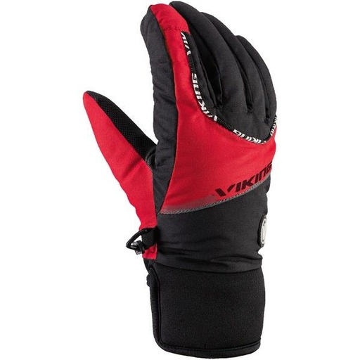 children's gloves Viking Fin Ski Kids black red