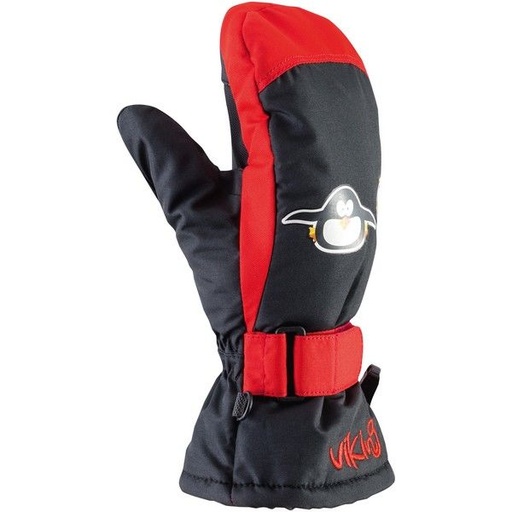 gloves Viking Pingvi black red