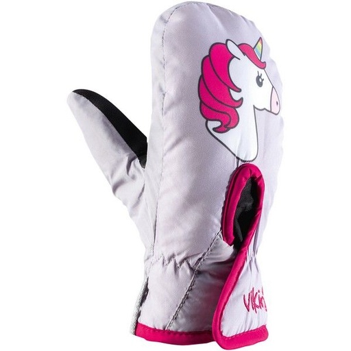 detské rukavice Viking Kiddo grey pink