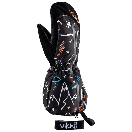 detské rukavice Viking Snoppy black
