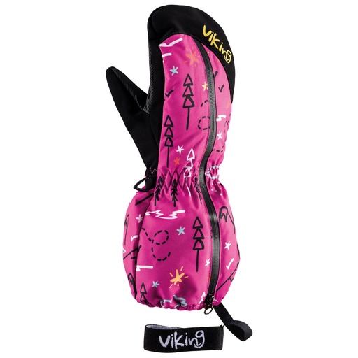 children's gloves viking Snoppy pink