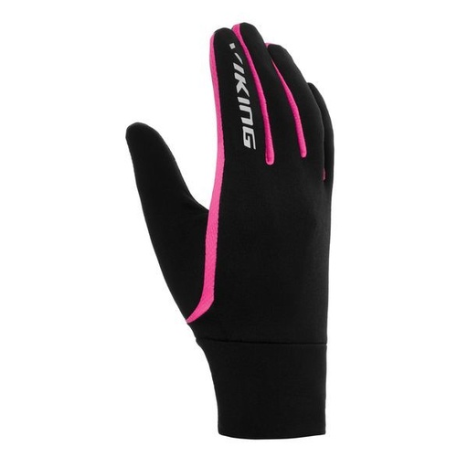 gloves Viking Foster black fuchsia