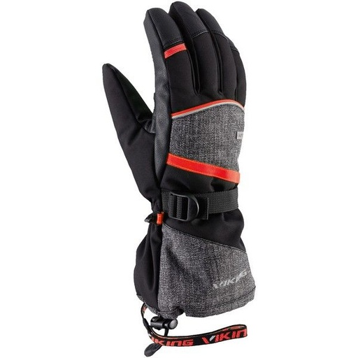 gloves Viking Soren grey red