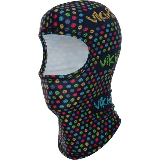 [290/19/4055/19/UNI] children's balaclava viking Kenai navy blue/multicolor
