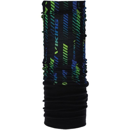 [420/21/6120/73/UNI] šatka Viking 6120 Polartec Outside black/lime