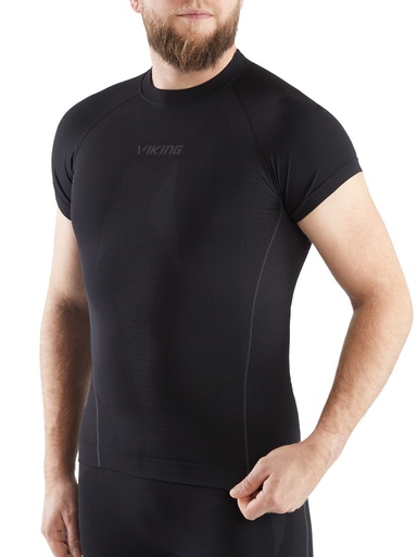 termoprádlo Viking Eiger Top Shortsleeve black