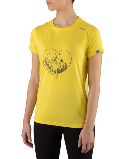 dámske tričko Viking Lenta Bamboo Light Lady yellow