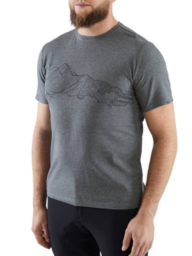 pánske tričko Viking Lako Bamboo Man dark grey