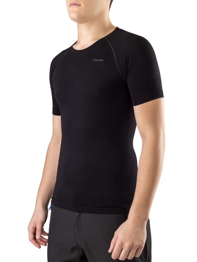 men's functional t-shirt viking Lockness Bamboo SS Man black