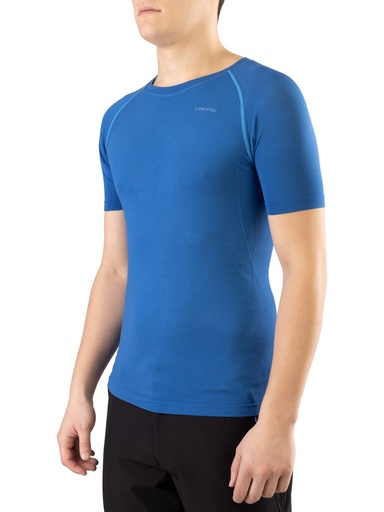 Funktionelles Herren-T-Shirt Viking Lockness Bamboo SS Man blue