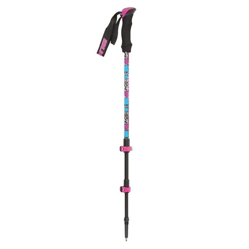 [610/19/7475/46/UNI] turistické palice viking Pinki blue pink