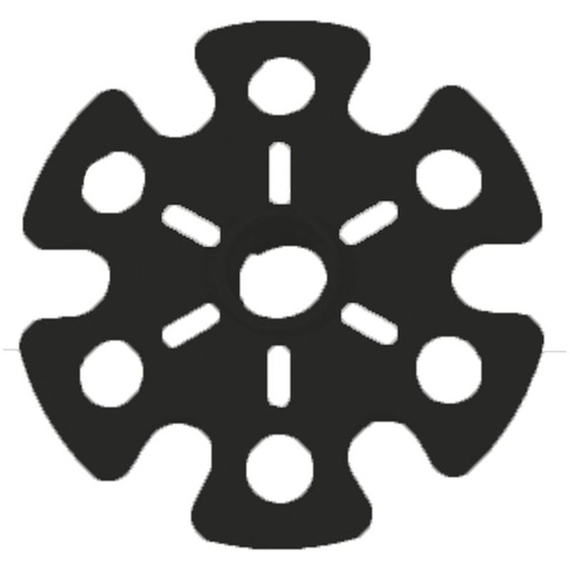 [666/19/5005/09/UNI] kroužky na hole Viking 5005 black