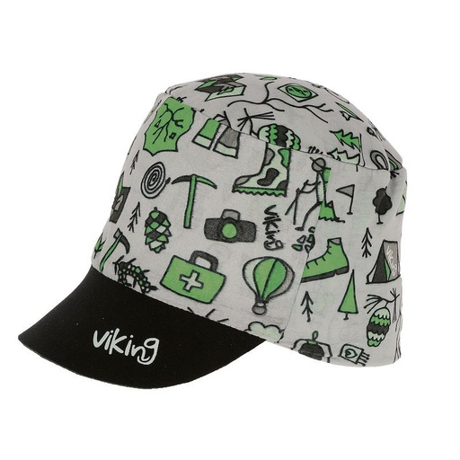 [803/21/1020/74/UNI] cap viking MOKO JR green