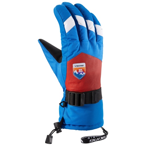 rukavice Viking Brother Louis 80s blue/orange