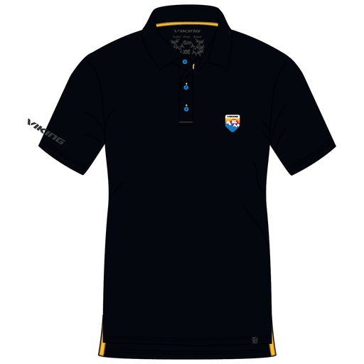 tričko viking Polo Forever Young Man black