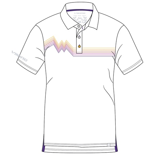 [500/24/5033/0100/L] tričko viking Polo Forever Young Man white