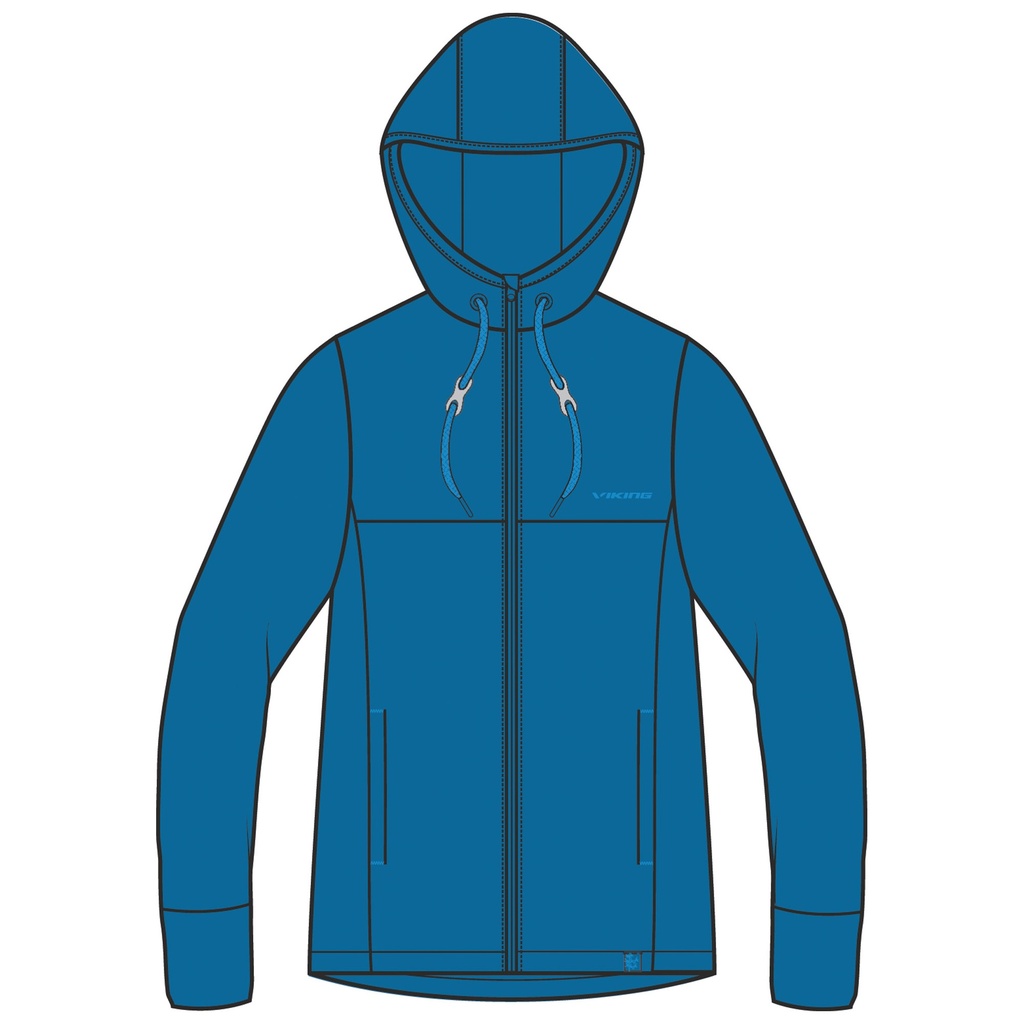 bunda viking Tulda Bamboo Man brilliant blue