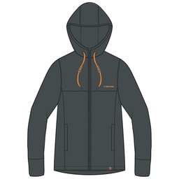 bunda viking Tulda Bamboo Man grey/orange